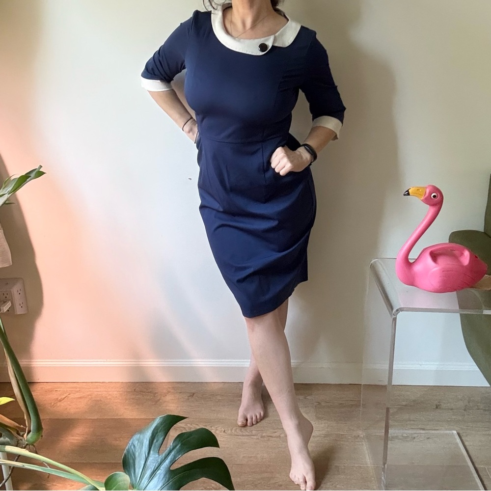 VFEmage / Emage Navy Blue Wiggle Dress - M/L